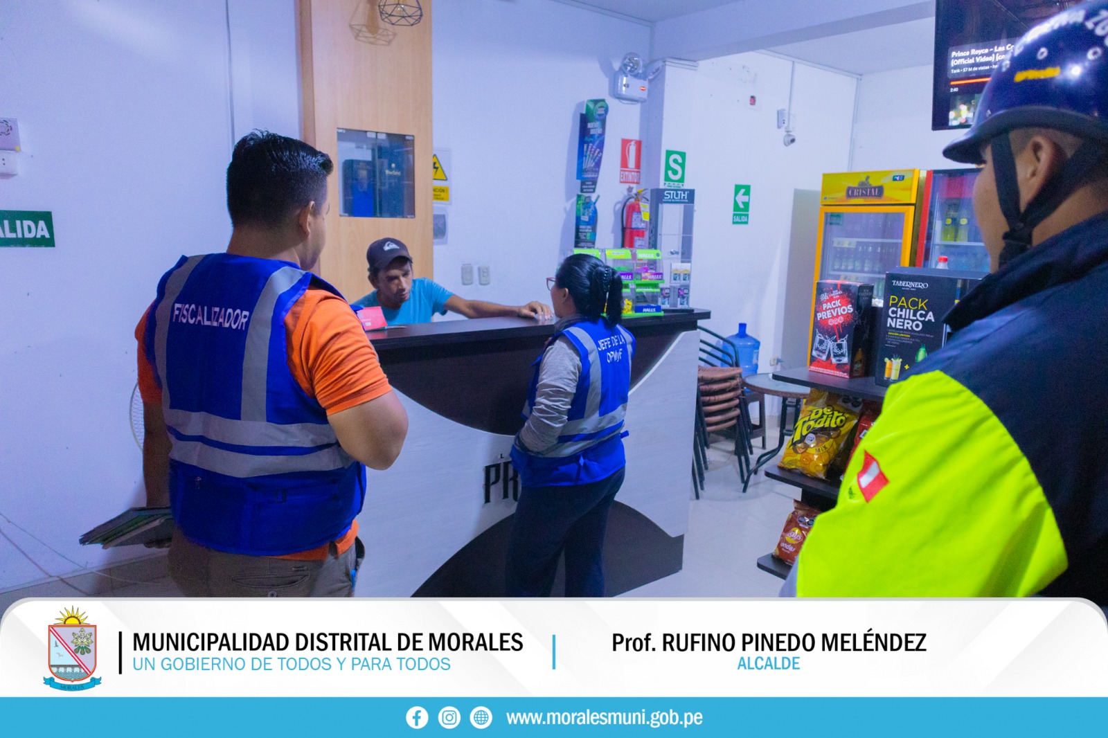 MUNICIPALIDAD DE MORALES CONTINÚA OPERATIVOS CONTRA LA INFORMALIDAD. 